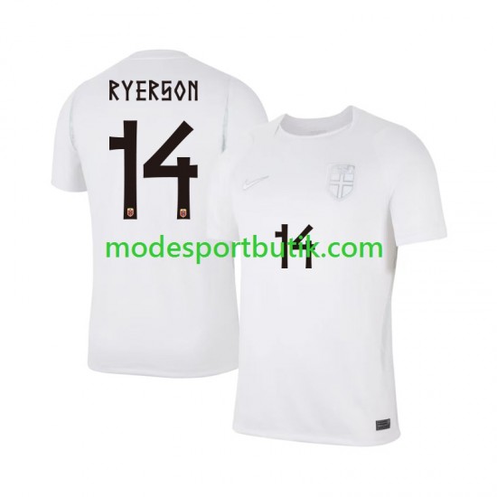 Norge Matchtröja Julian Ryerson 14 Tredje VM 2026 Kortärmad ,Herr