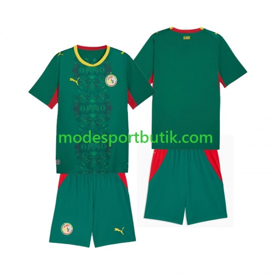 Senegal Matchtröja Borta 2026 2027 Kortärmad ,Fotbollsställ Barn