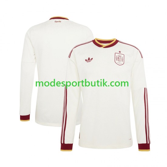 Spanien Matchtröja Borta VM 2026 Långärmad ,Herr