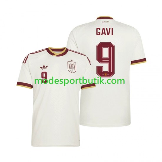 Spanien Matchtröja Gavi 9 Borta VM 2026 Kortärmad ,Herr