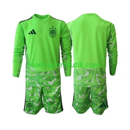 Spanien Matchtröja 6th Green color Målvakt VM 2026 Långärmad ,Fotbollsställ Barn Spanien Matchtröja 6th Green color Målvakt VM 2026 Långärmad ,Fotbollsställ Barn