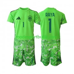 Spanien Matchtröja David Raya 1 6th Green color Målvakt VM 2026 Kortärmad ,Fotbollsställ Barn Spanien Matchtröja David Raya 1 6th Green color Målvakt VM 2026 Kortärmad ,Fotbollsställ Barn