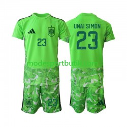 Spanien Matchtröja Unai Simon 23 6th Green color Målvakt VM 2026 Kortärmad ,Fotbollsställ Barn Spanien Matchtröja Unai Simon 23 6th Green color Målvakt VM 2026 Kortärmad ,Fotbollsställ Barn