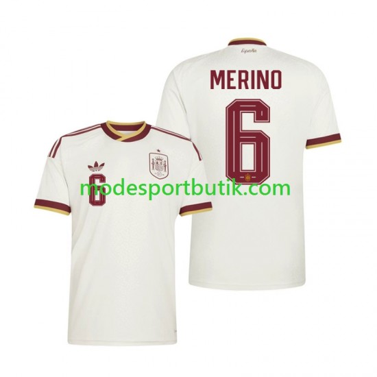 Spanien Matchtröja Mikel Merino 6 Borta VM 2026 Kortärmad ,Herr