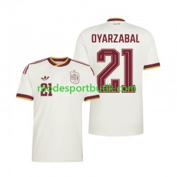 Spanien Matchtröja Mikel Oyarzabal 21 Borta VM 2026 Kortärmad ,Herr