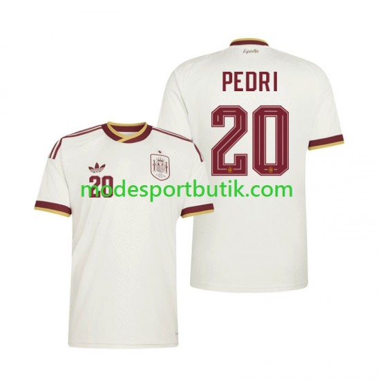 Spanien Matchtröja Pedri 20 Borta VM 2026 Kortärmad ,Herr