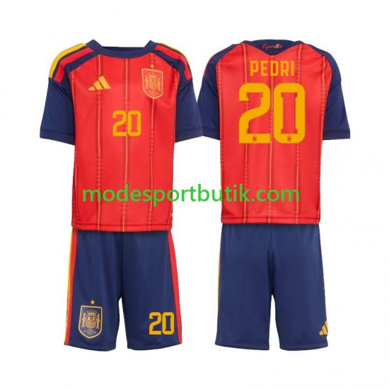 Spanien Matchtröja Pedri 20 Hemma VM 2026 Kortärmad ,Fotbollsställ Barn Spanien Matchtröja Pedri 20 Hemma VM 2026 Kortärmad ,Fotbollsställ Barn