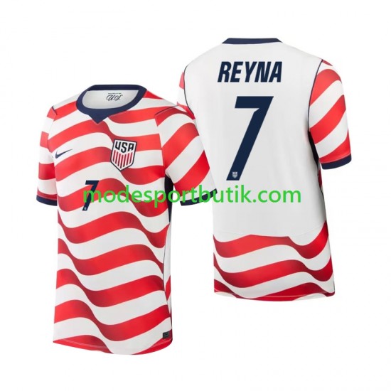 USA Matchtröja Giovanni Reyna 7 Hemma VM 2026 Kortärmad ,Herr