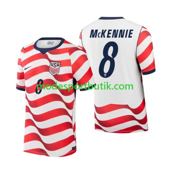 USA Matchtröja Weston McKennie 8 Hemma VM 2026 Kortärmad ,Herr