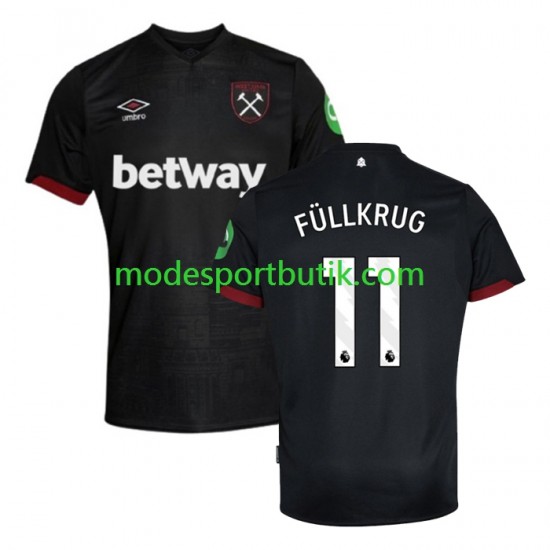 West Ham United Matchtröja FULLKRUG 11 Borta 2024-2025 Kortärmad ,Herr