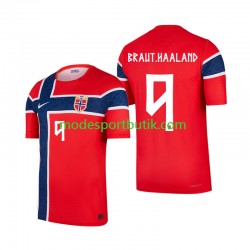Norge Matchtröja Erling Haaland 9 Hemma VM 2026 Kortärmad ,Herr