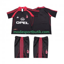 AC Milan Matchtröja 2000 2001 Retro Tredje Kortärmad ,Fotbollsställ Barn