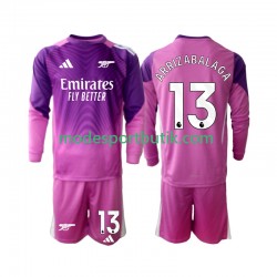 Arsenal Matchtröja Kepa Arrizabalaga 13 Målvakt Tredje 2025-2026 Långärmad ,Fotbollsställ Barn