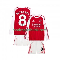 Arsenal Matchtröja Martin Odegaard 8 Hemma 2025-2026 Långärmad ,Fotbollsställ Barn