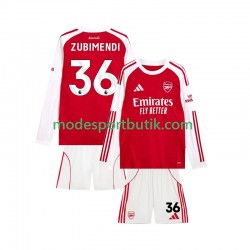 Arsenal Matchtröja Martin Zubimendi 36 Hemma 2025-2026 Kortärmad ,Fotbollsställ Barn