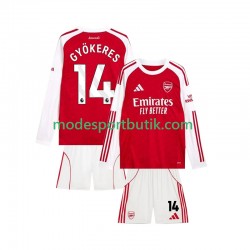 Arsenal Matchtröja Viktor Gyokeres 14 Hemma 2025-2026 Långärmad ,Fotbollsställ Barn