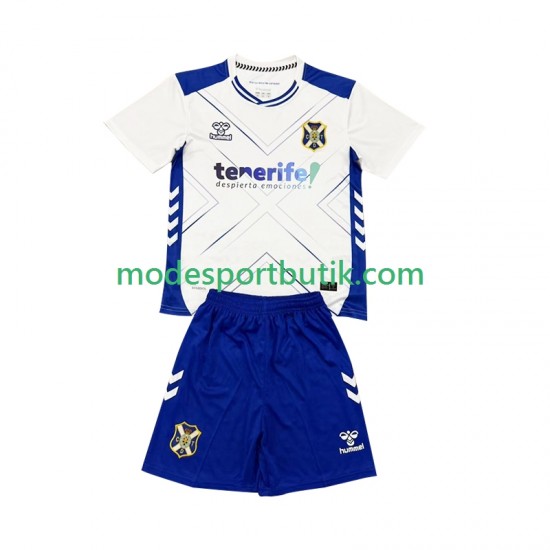 Matchtröja CD Tenerife Hemma 2025-2026 Kortärmad ,Fotbollsställ Barn