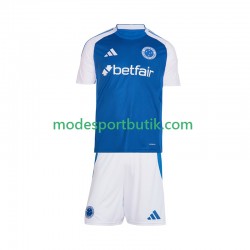 Cruzeiro Matchtröja Hemma 2025-2026 Kortärmad ,Fotbollsställ Barn