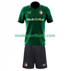 Feyenoord Rotterdam Matchtröja Fjärde 2025-2026 Kortärmad ,Fotbollsställ Barn