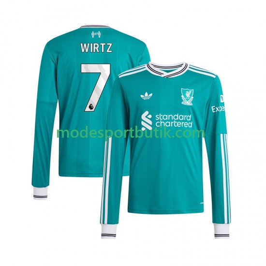 Liverpool Matchtröja Florian Wirtz 7 Tredje 2025-2026 Långärmad ,Herr