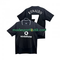Manchester United Matchtröja RONALDO 7 Retro Borta 2002 2004 Kortärmad ,Herr