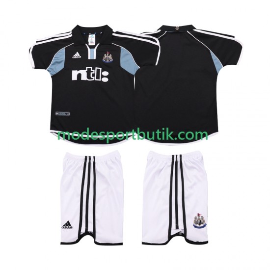 Newcastle United Matchtröja 2000 2001 Retro Borta Kortärmad ,Fotbollsställ Barn