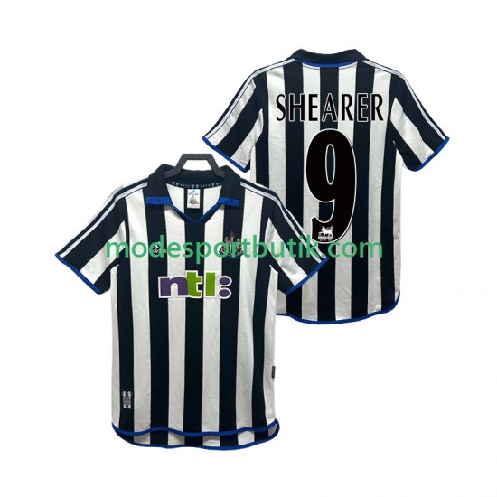 Newcastle United Matchtröja SHEARER 9 2000 2001 Retro Hemma Kortärmad ,Herr