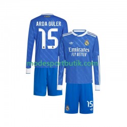 Real Madrid Matchtröja Arda Guler 15 Tredje 2025-2026 Långärmad ,Fotbollsställ Barn