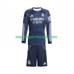 Real Madrid Matchtröja Borta 2025-2026 Långärmad ,Fotbollsställ Barn