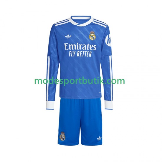 Real Madrid Matchtröja Tredje 2025-2026 Långärmad ,Fotbollsställ Barn