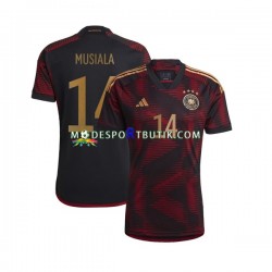 Tyskland Matchtröja Musiala 14 Borta VM 2022 Kortärmad ,Herr