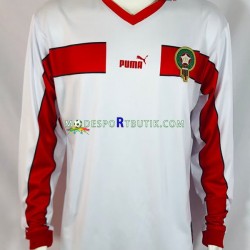 Marocko Matchtröja Retro Borta 1998 Långärmad ,Herr