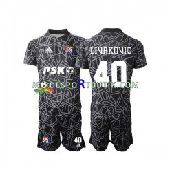 Matchtröja Dinamo Zagreb Livakovic 40 Målvakt Hemma 2022-23 Kortärmad ,Fotbollsställ Barn Matchtröja Dinamo Zagreb Livakovic 40 Målvakt Hemma 2022-23 Kortärmad ,Fotbollsställ Barn