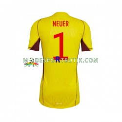 Tyskland Matchtröja Manuel Neuer 1 Målvakt Borta VM 2022 Kortärmad ,Herr