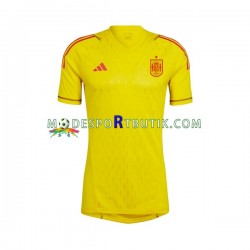 Spanien Matchtröja Målvakt Borta 2022-23 Kortärmad ,Herr