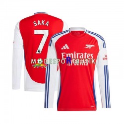 Arsenal Matchtröja Bukayo Saka 7 Hemma 2024-2025 Långärmad ,Herr