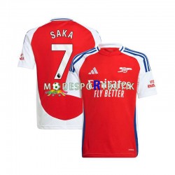 Arsenal Matchtröja Bukayo Saka 7 Hemma 2024-2025 Kortärmad ,Herr