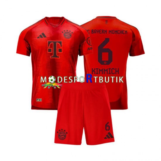 FC Bayern München Matchtröja Joshua Kimmich 6 Hemma 2024-2025 Kortärmad ,Fotbollsställ Barn FC Bayern München Matchtröja Joshua Kimmich 6 Hemma 2024-2025 Kortärmad ,Fotbollsställ Barn