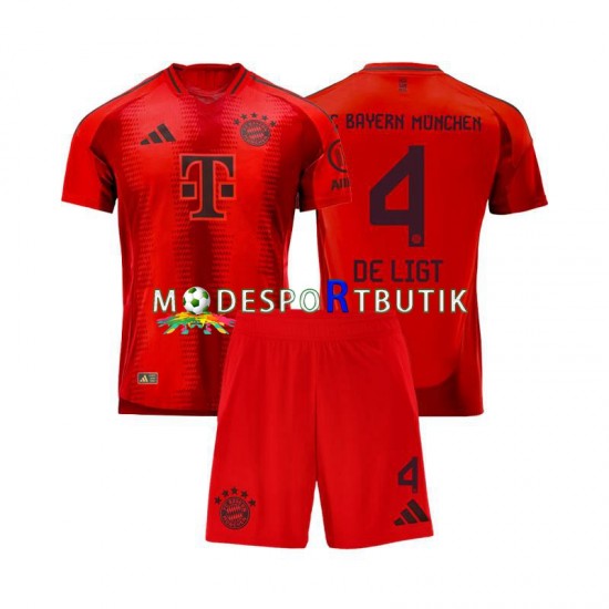 FC Bayern München Matchtröja Matthijs de Ligt 4 Hemma 2024-2025 Kortärmad ,Fotbollsställ Barn FC Bayern München Matchtröja Matthijs de Ligt 4 Hemma 2024-2025 Kortärmad ,Fotbollsställ Barn