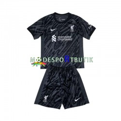 Liverpool Matchtröja Målvakt Hemma 2024-2025 Kortärmad ,Fotbollsställ Barn