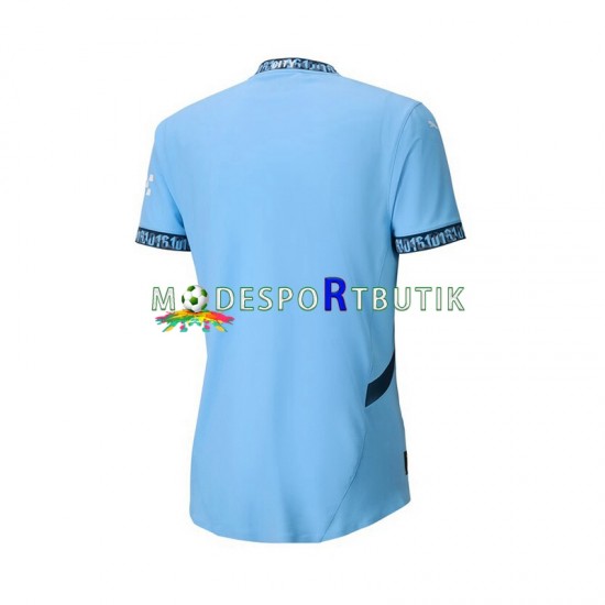 Manchester City Matchtröja Hemma 2024-2025 Kortärmad ,Herr