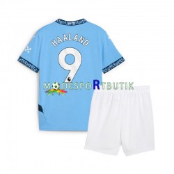 Manchester City Matchtröja Erling Haaland 9 Hemma 2024-2025 Kortärmad ,Fotbollsställ Barn