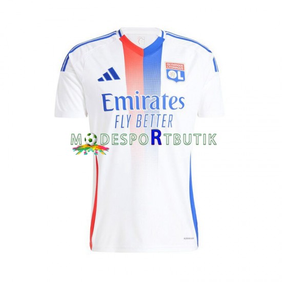 Olympique Lyonnais Matchtröja Hemma 2024-2025 Kortärmad ,Herr