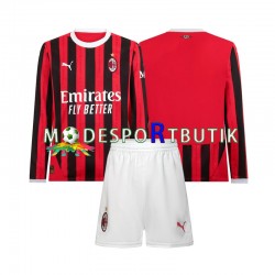 AC Milan Matchtröja Hemma 2024-2025 Långärmad ,Fotbollsställ Barn