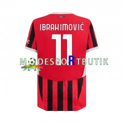 AC Milan Matchtröja ibrahimovic 11 Hemma 2024-2025 Kortärmad ,Herr
