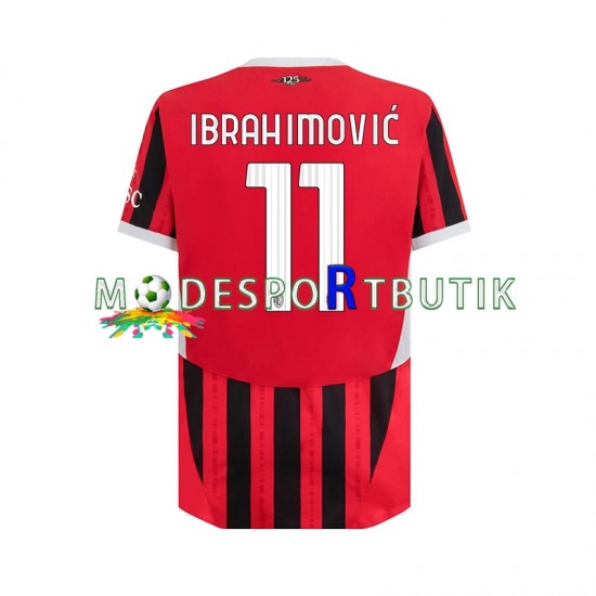 AC Milan Matchtröja ibrahimovic 11 Hemma 2024-2025 Kortärmad ,Herr