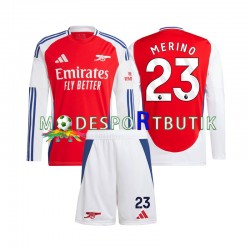 Arsenal Matchtröja Mikel Merino 23 Hemma 2024-2025 Långärmad ,Fotbollsställ Barn Arsenal Matchtröja Mikel Merino 23 Hemma 2024-2025 Långärmad ,Fotbollsställ Barn
