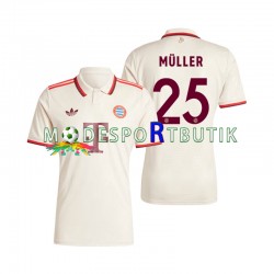 FC Bayern München Matchtröja Muller 25 Tredje 2024-2025 Kortärmad ,Herr