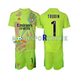 Benfica Matchtröja Anatolij Trubin 1 Målvakt Hemma 2024-2025 Kortärmad ,Fotbollsställ Barn