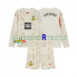 Borussia Dortmund Matchtröja Målvakt Hemma 2024-2025 Långärmad ,Fotbollsställ Barn